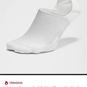 Lululemon Athletica White Athletic No-Show Socks